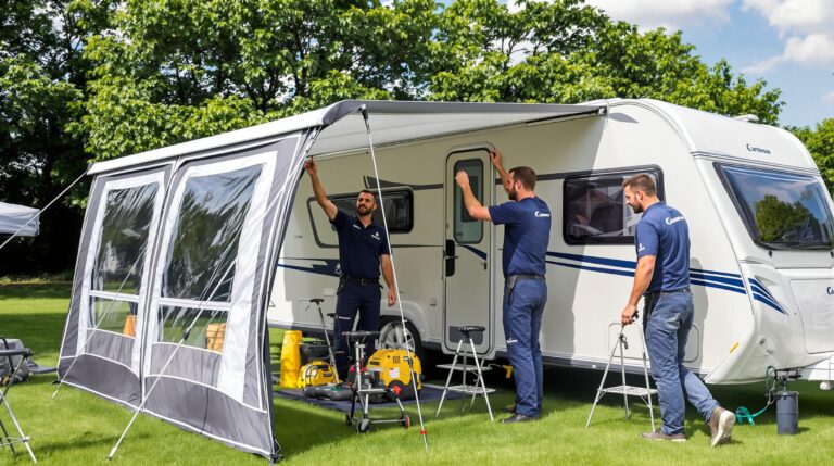 store banne caravane