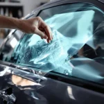 enlever vitre teintée