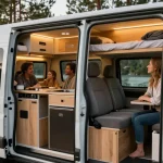 quel fourgon aménagé pour 4 personnes