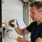 changer serrure porte de garage