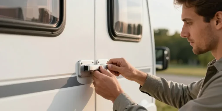 serrure pour porte camping car